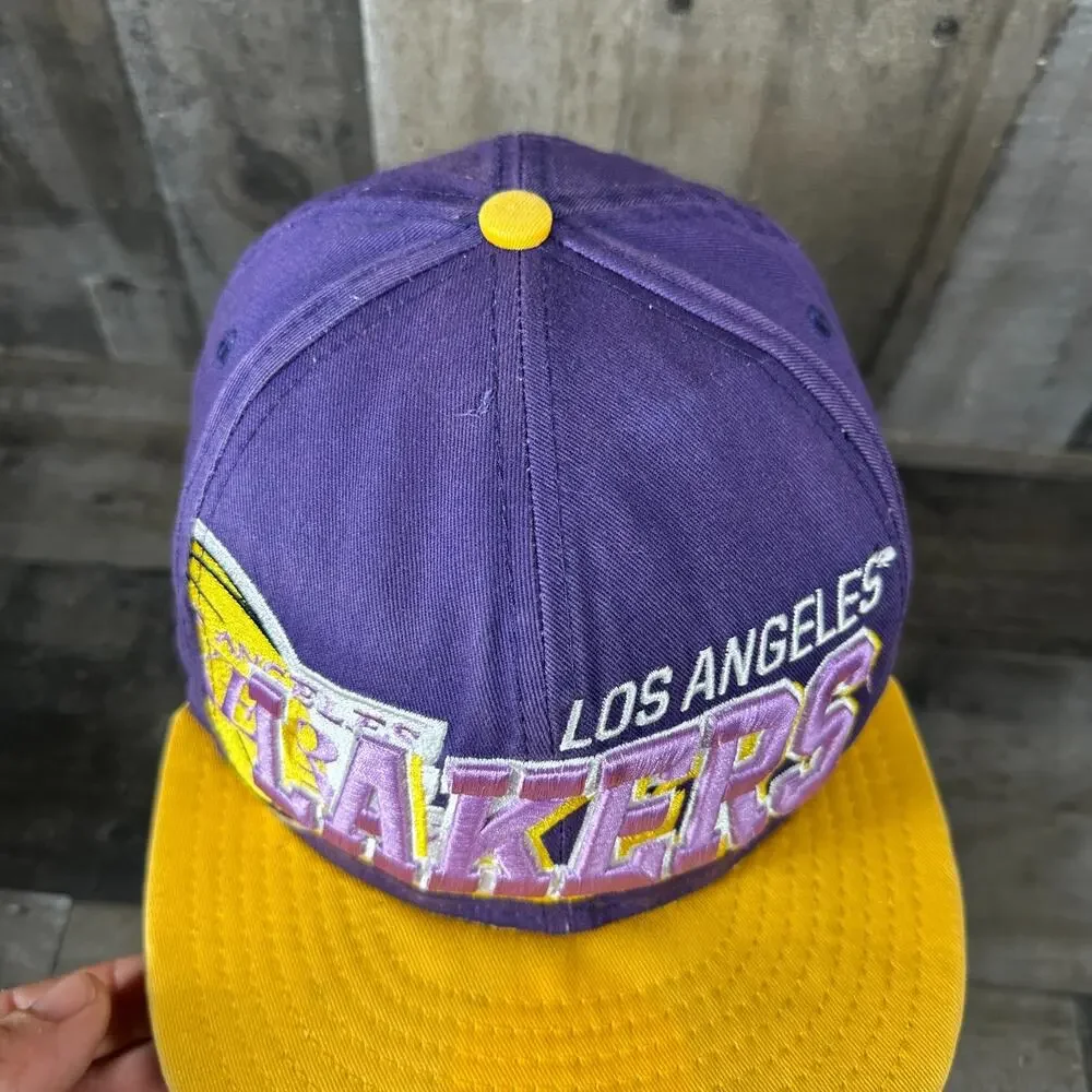 NBA‎ Los Angeles Lakers SnapBack Hat Cap New Era Purple Hardwood Classics